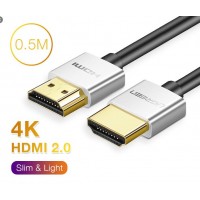 Cáp HDMI 0.5m chuẩn 2.0 siêu mỏng Ugreen 30475